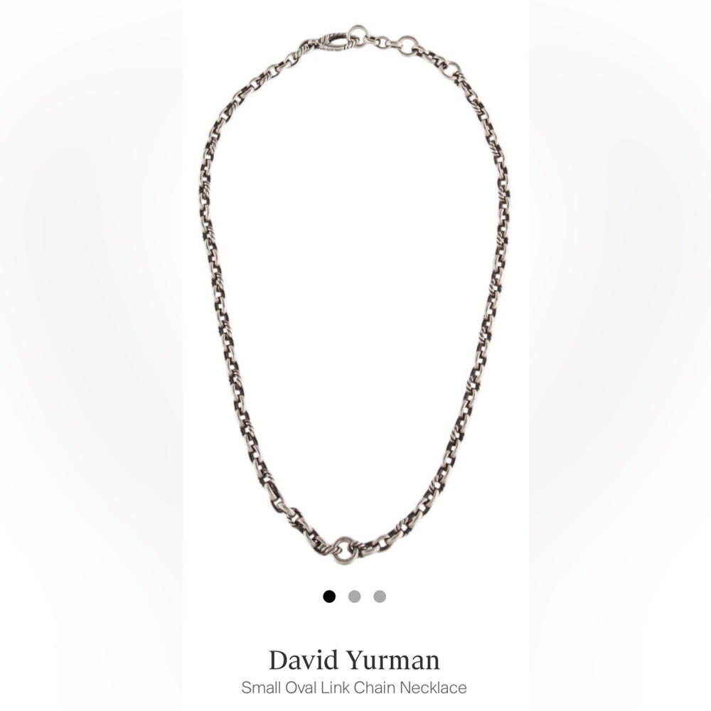 David Yurman Small Oval Link Chain Necklace